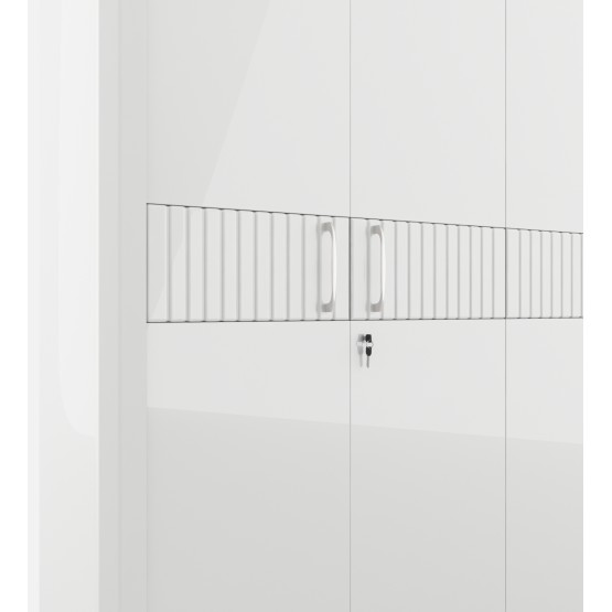 Arctic 4 Door Wardrobe - High Gloss White