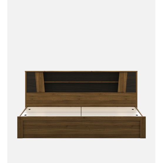 Arthur Queen Bed With Box Type Storage - Natural Teak