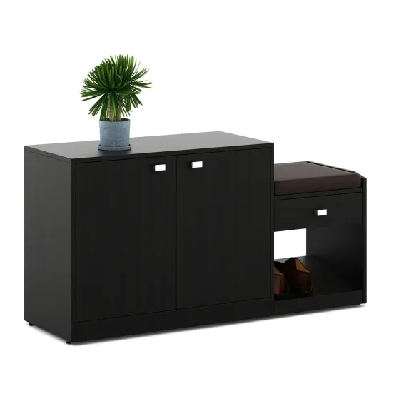 All-in-one Shoe Rack - Natural Wenge